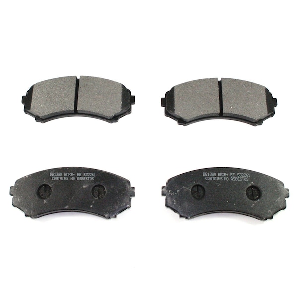 Pronto Dura Premium Brake Pads Front, Bp867Ms BP867MS - main